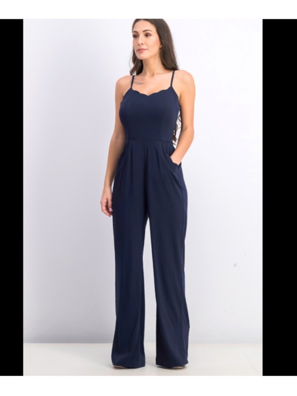 Market & Spruce Navy Jumpsuit!